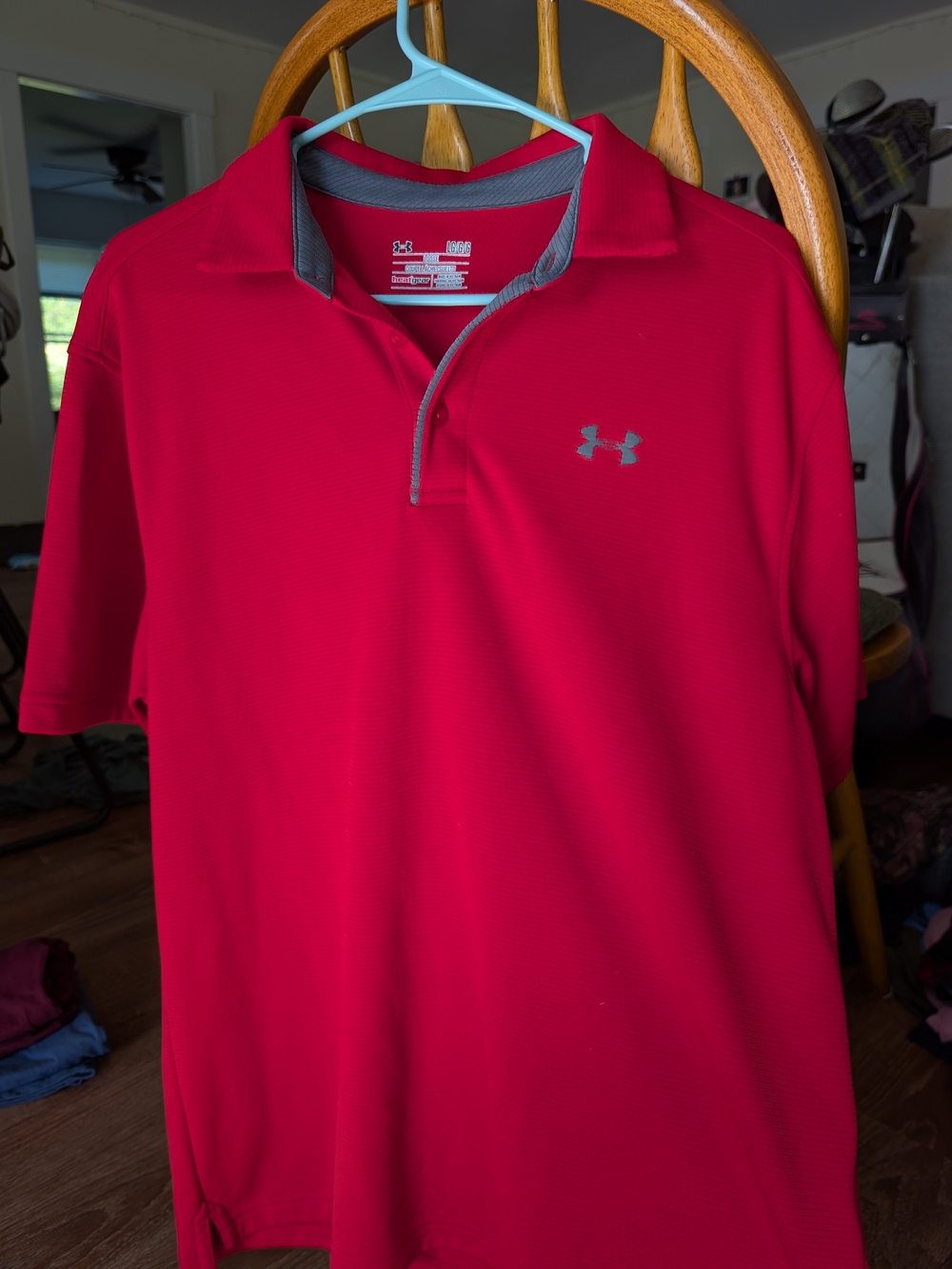Under Armour Men’s Red Polo L